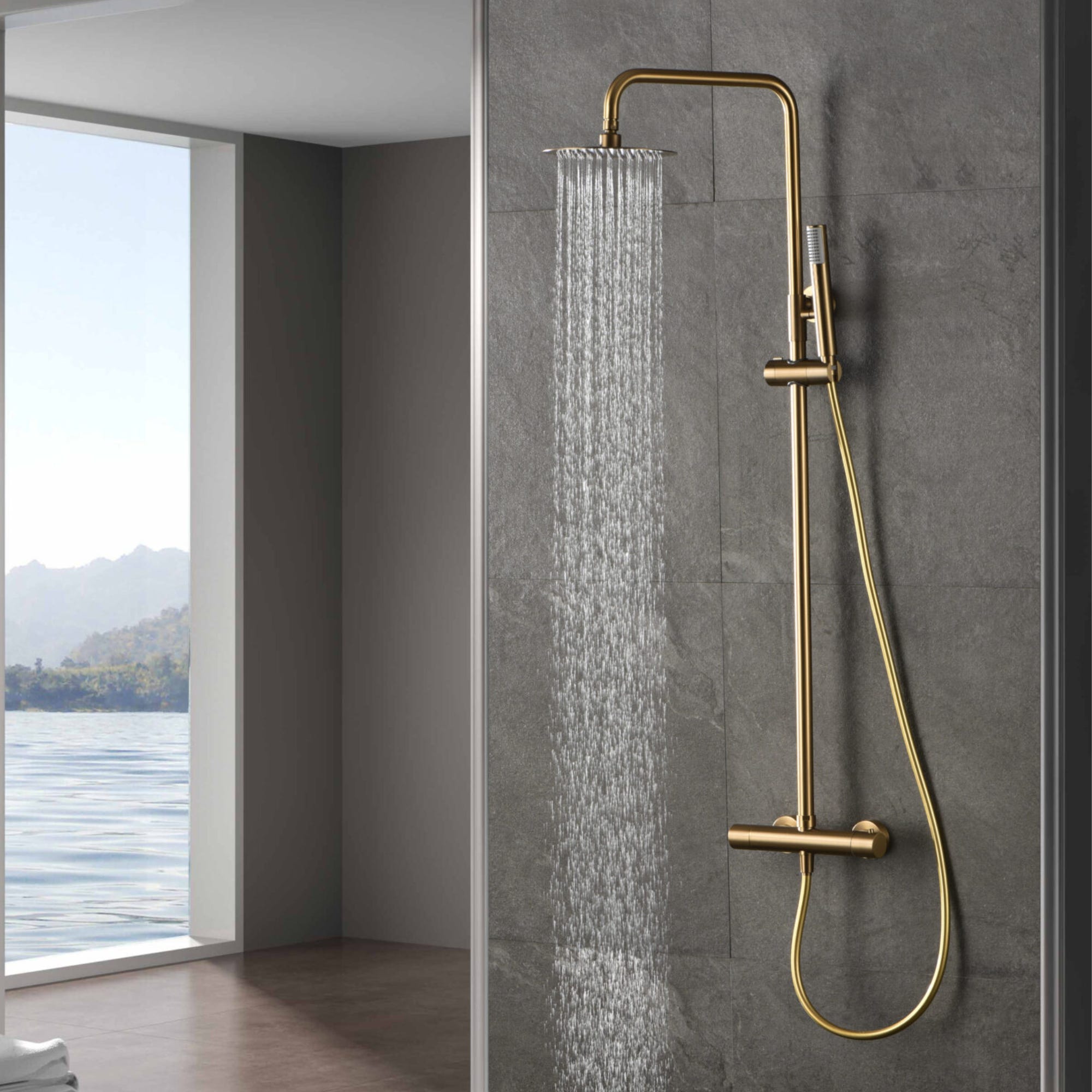 Ducha Termostática Griferia Ducha Leroy Merlin Grifos De Ducha