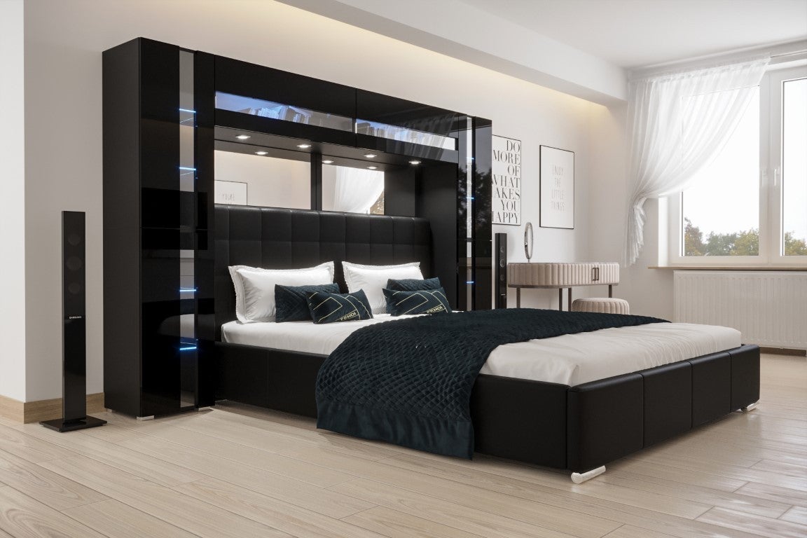 Tête de lit avec rangement Armoire - pont de lit PANAMA 14-HG-B-1-1A ...