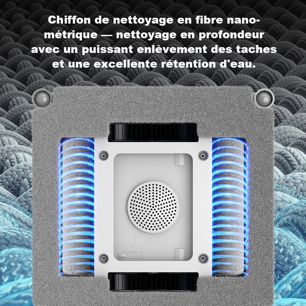 LIECTROUX S9 – Robot Laveur de Vitres Intelligent 9000 Pa, Double Brosses Rotatives, Pulvérisation 6 Voies, App & Télécommande, Vitres Avec/Sans Cadre - 4