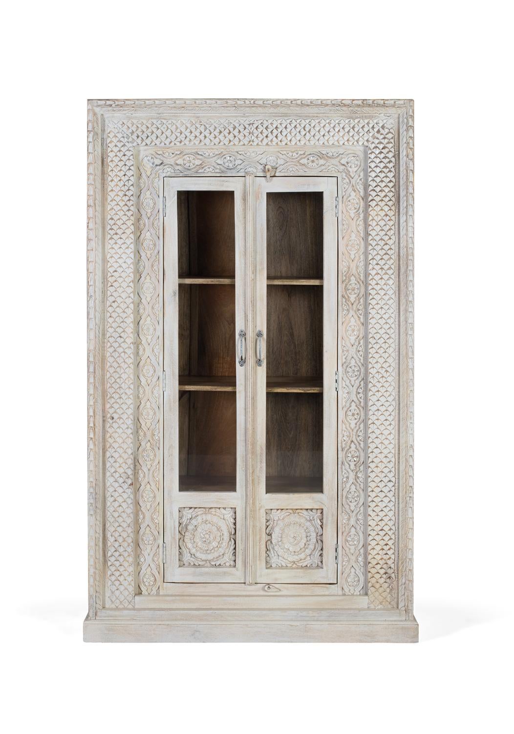 Armoire 2 porty z drewna manguier