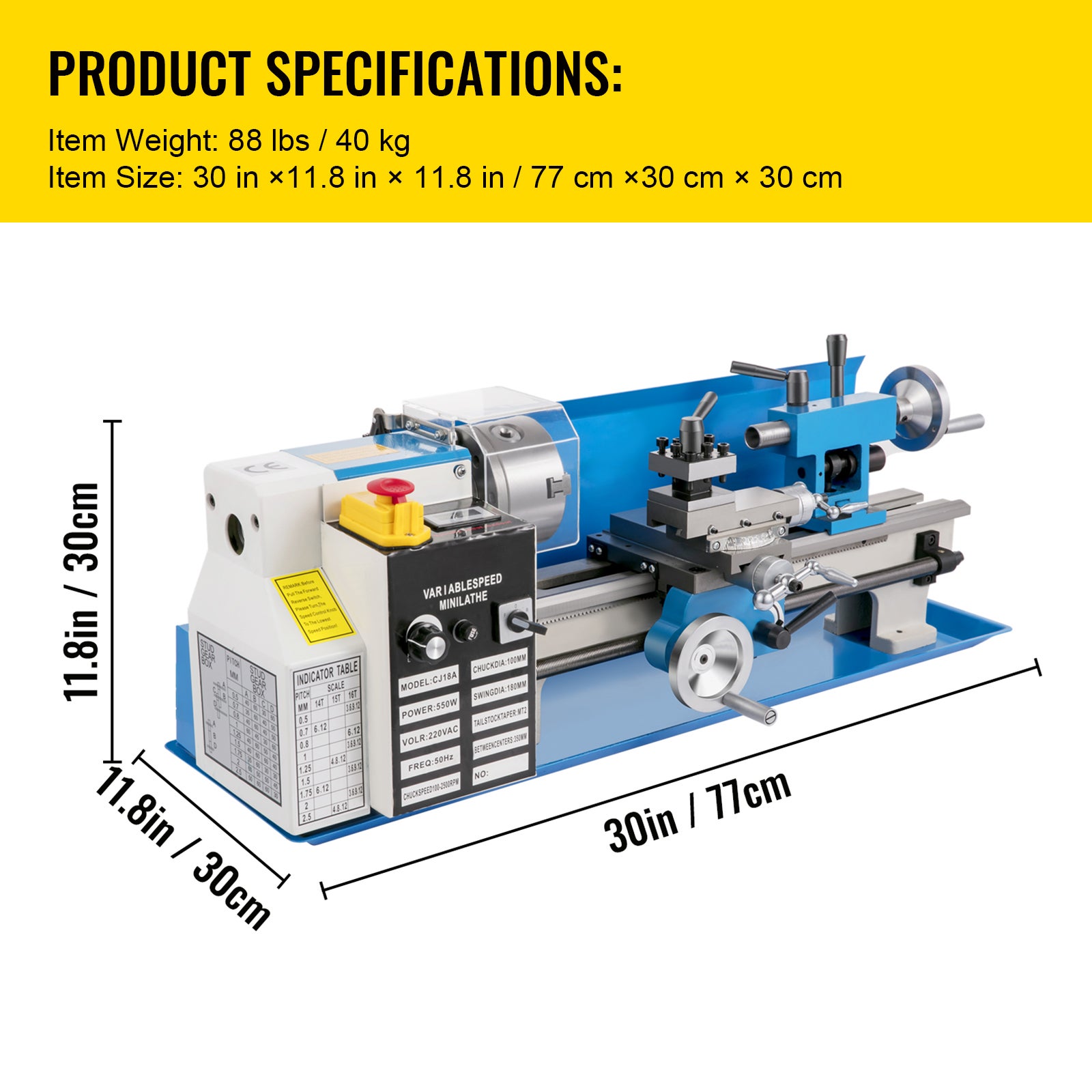 Mini torno de metal,SucceBuy torno de bancada de 7 