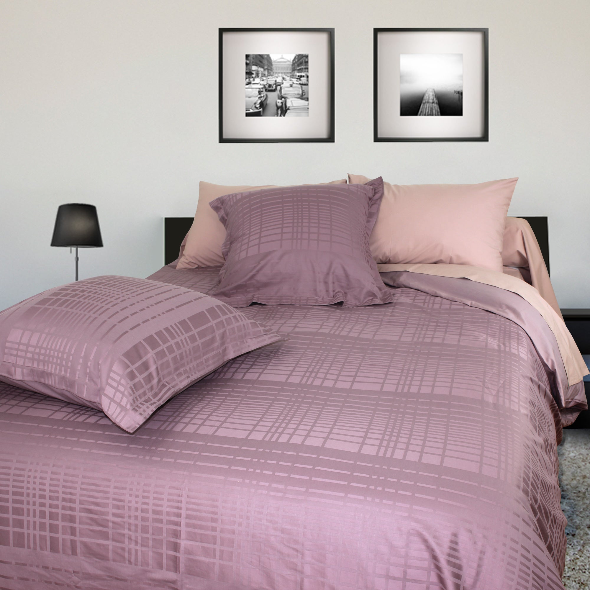 Eurofirany Parure de lit moderne en satin de coton crème beige, 160 x 200 cm, en coton doux et respirant, avec fermeture éclair, pour la chambre à coucher