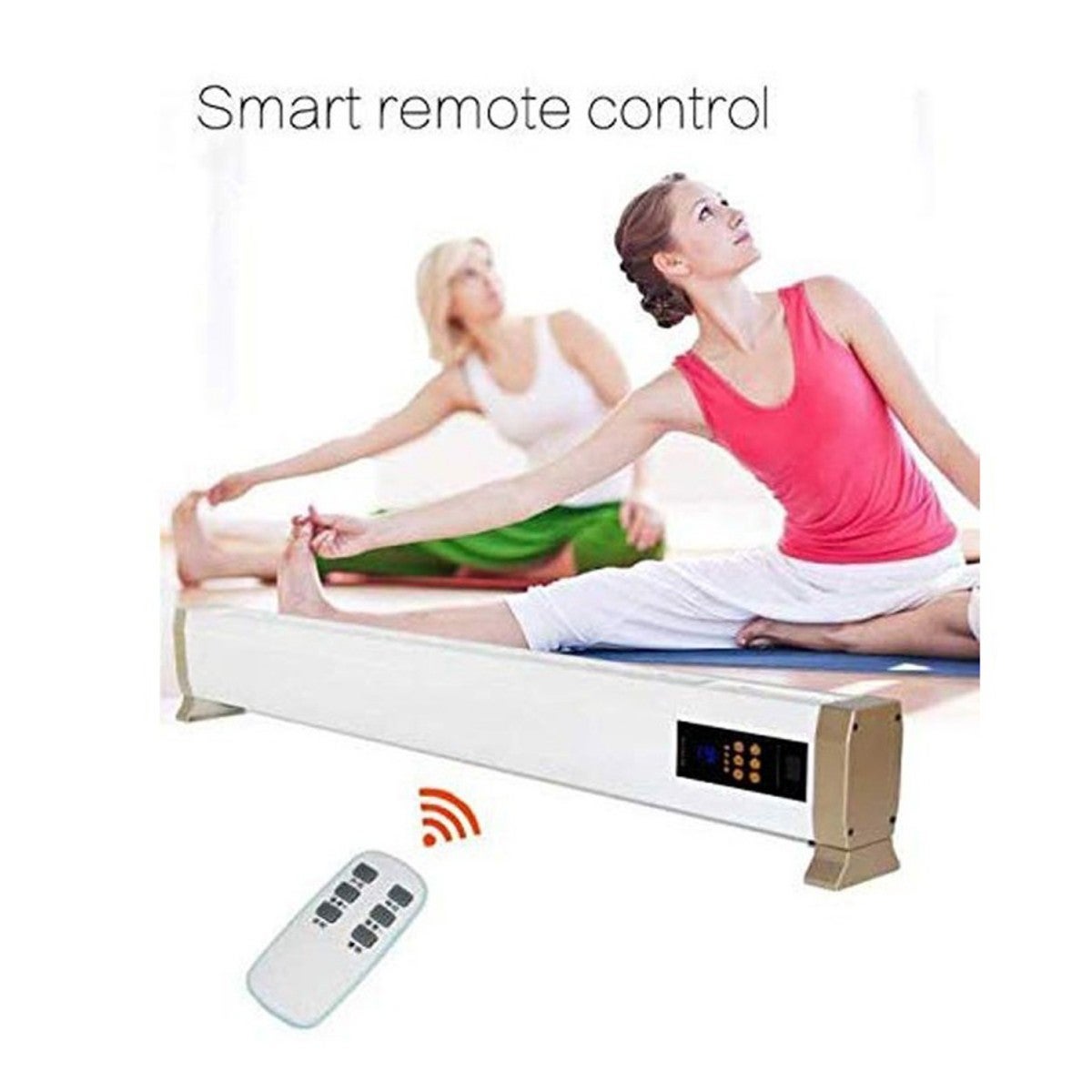 Stufetta Elettrica Bianca 1500W - Termoconvettore Portatile Con Rotelle, Basso Consumo E Termostato Regolabile - Foto 2