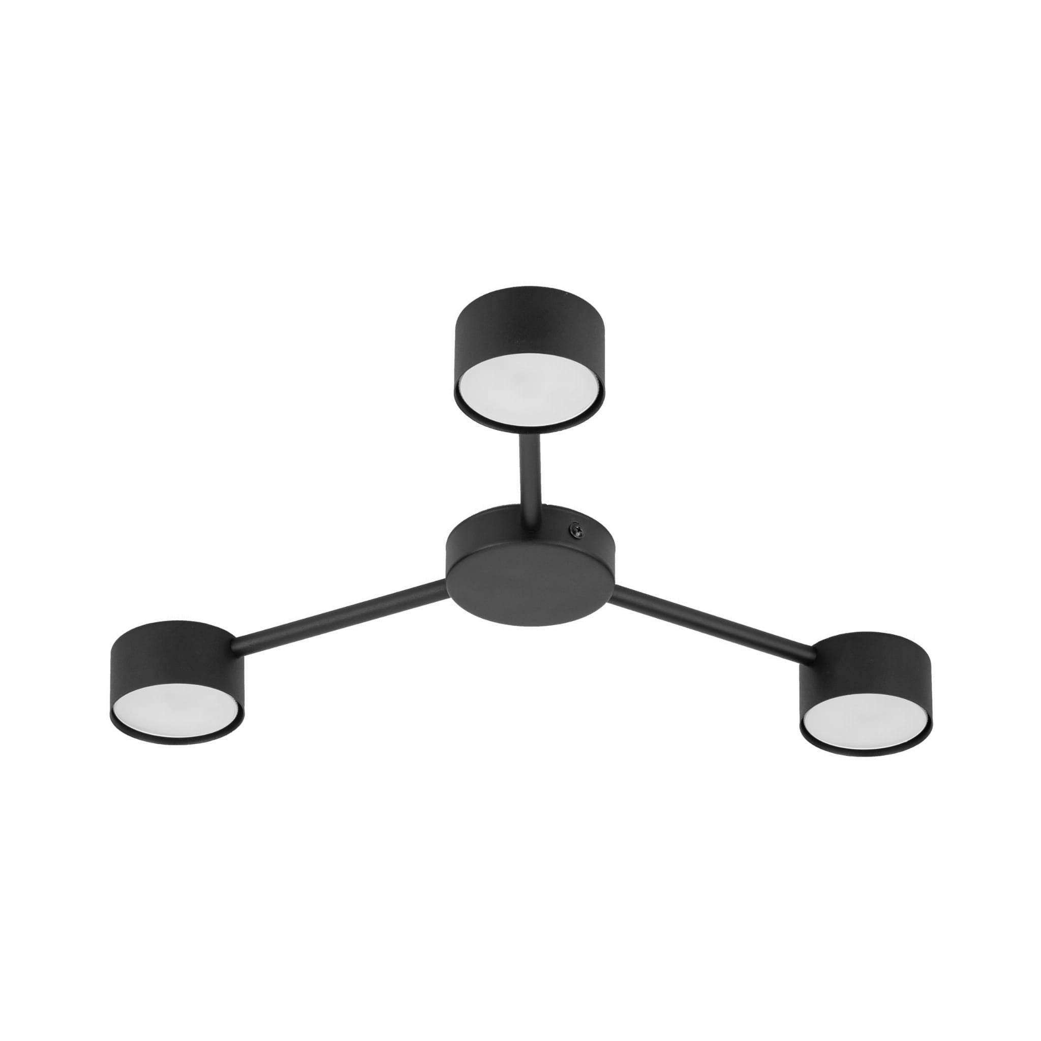 Lampa sufitowa wisząca Avia czarna 3xGX53x10W wym: 5 x 44 x 49 cm metal TK Lighting