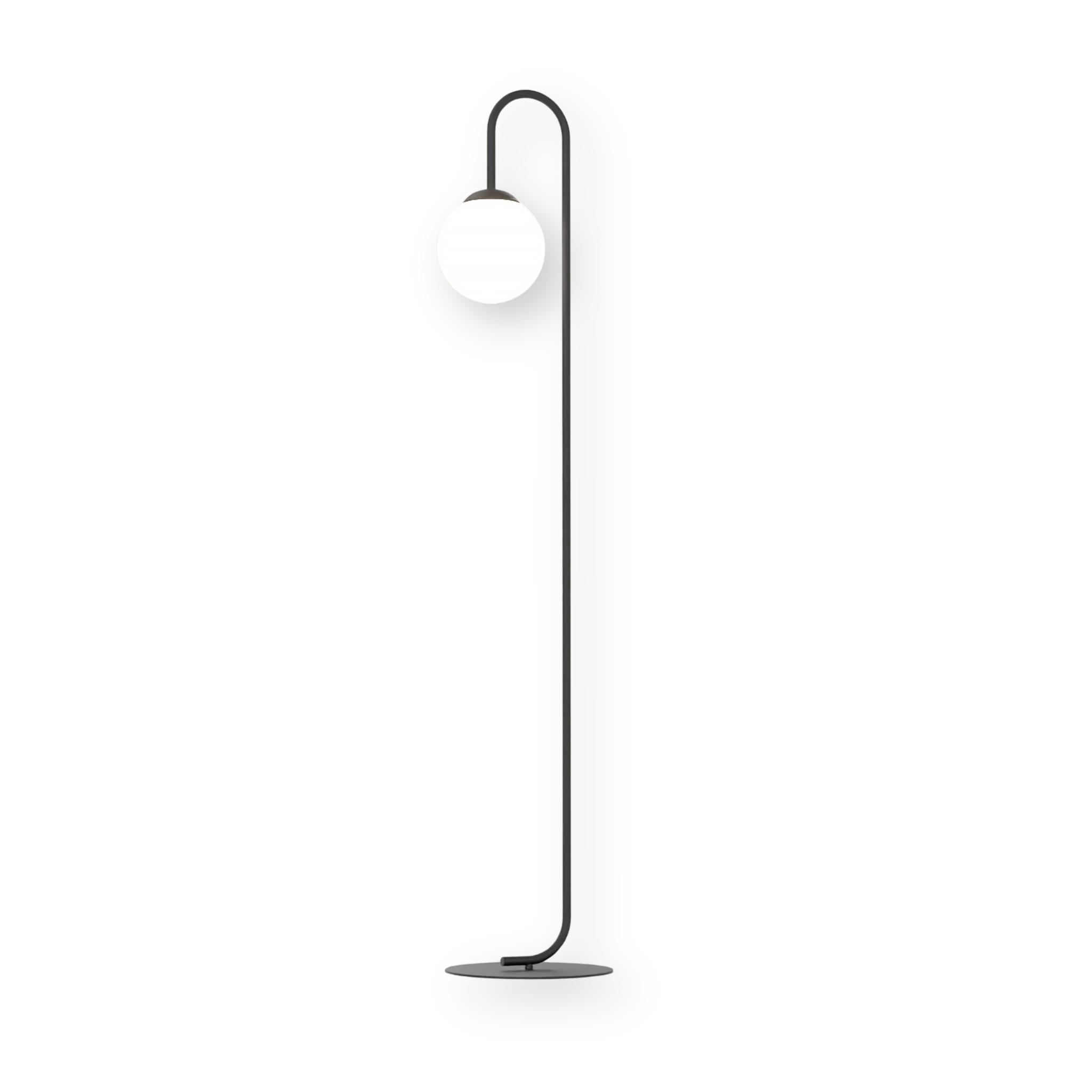 Lampa stojąca nowoczesna FLOR czarno-biała 1xE14x10W metal wym:150x29x29cm IP20 Emibig