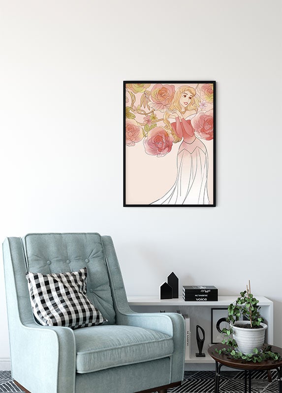 Poster d'art de Komar - Disney Sleeping Beauty Roses - Taille: 30 x 40 cm - 7