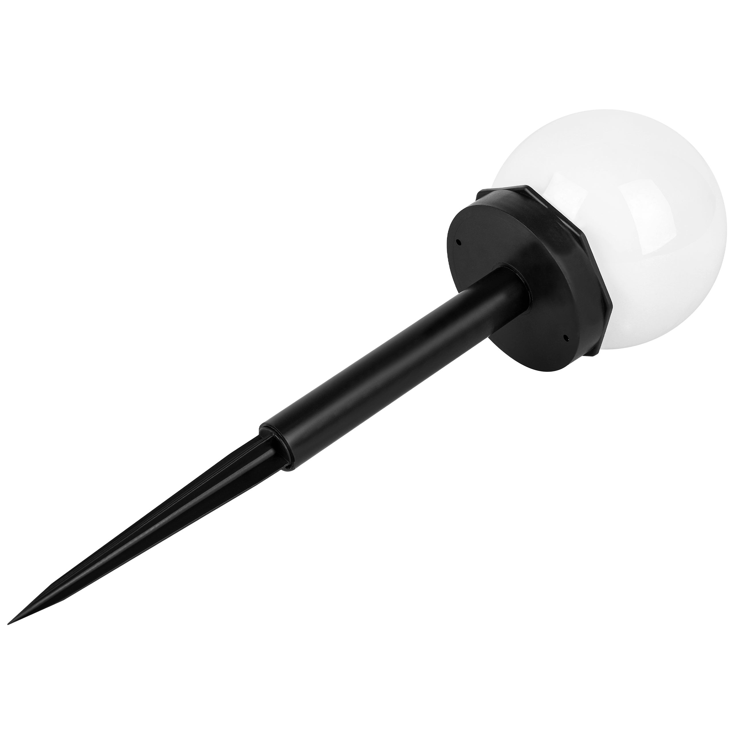 Lampa ogrodowa solarna LED kula 10cm 6000K zimna biel wbijana IP44 MasterLED - 4