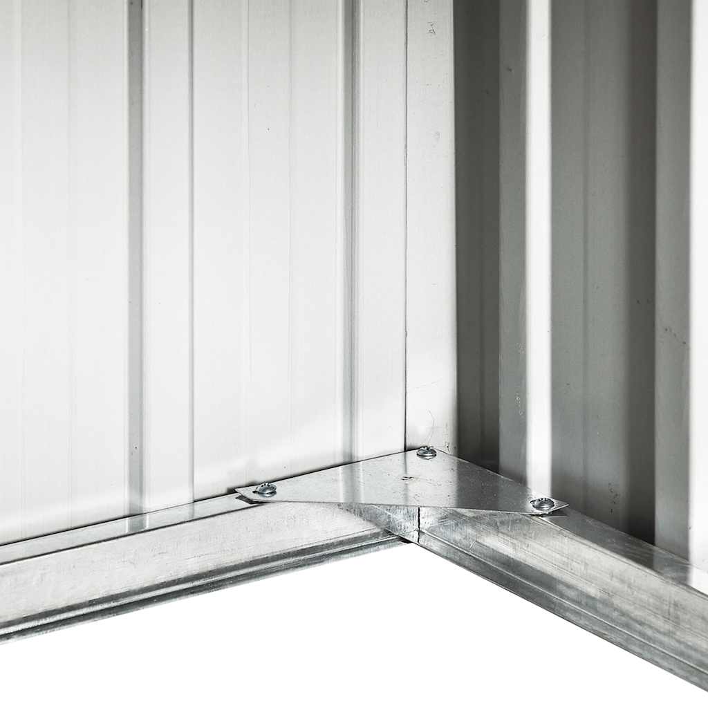 Abri pour robot de jardin 92x97x63 cm Acier galvanisé Marron - 8