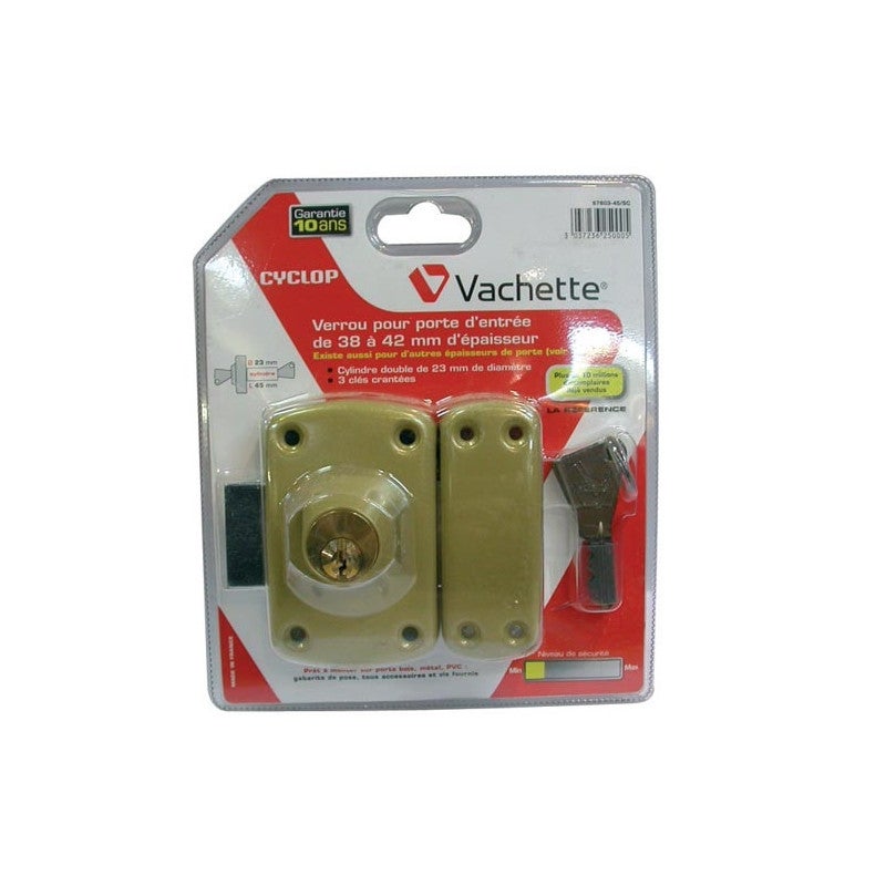 Vachette Aube 1313-45/SC - Lucchetto in ottone