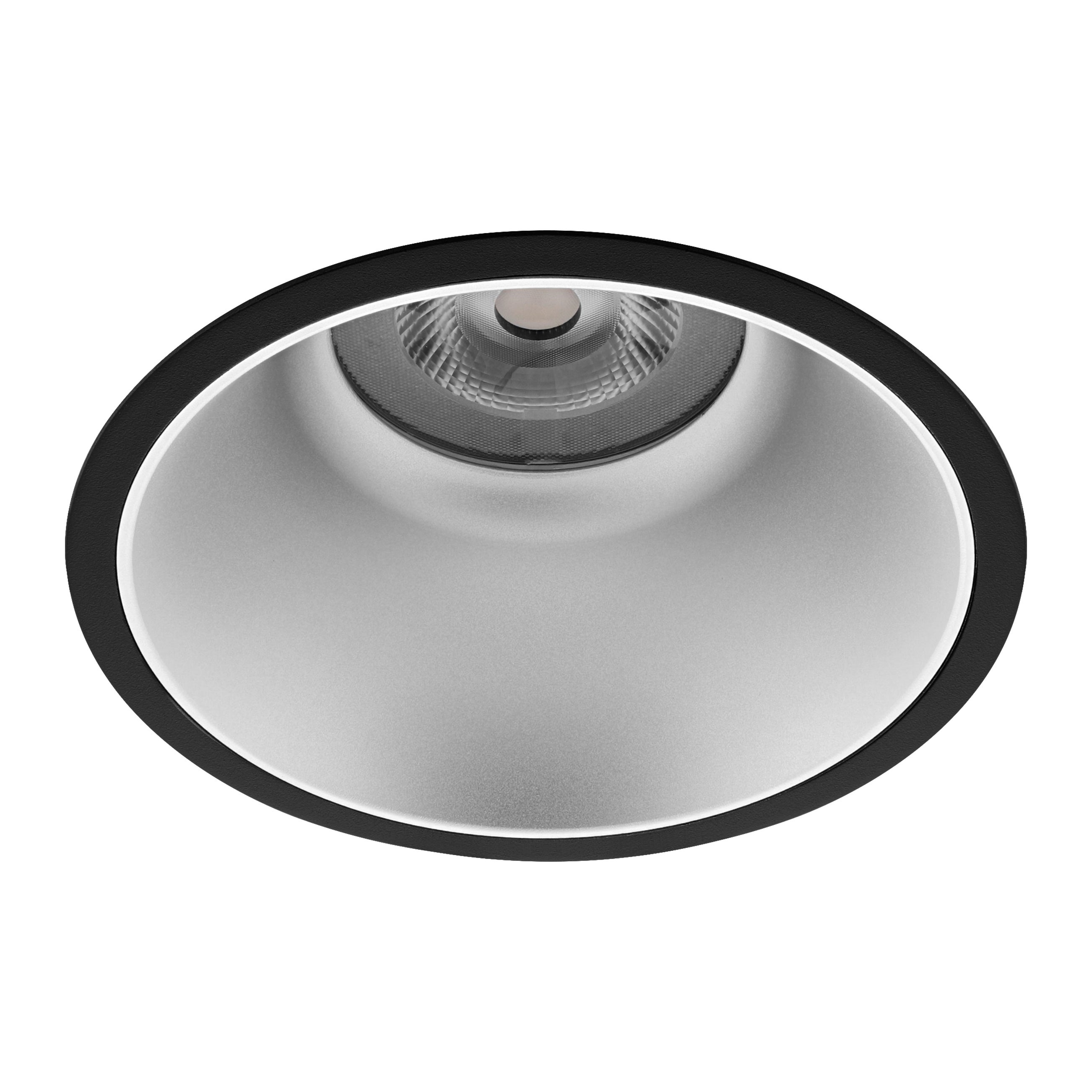 Downlight encastré rond fixe réflecteur basse luminance DALI-push 3000K ...