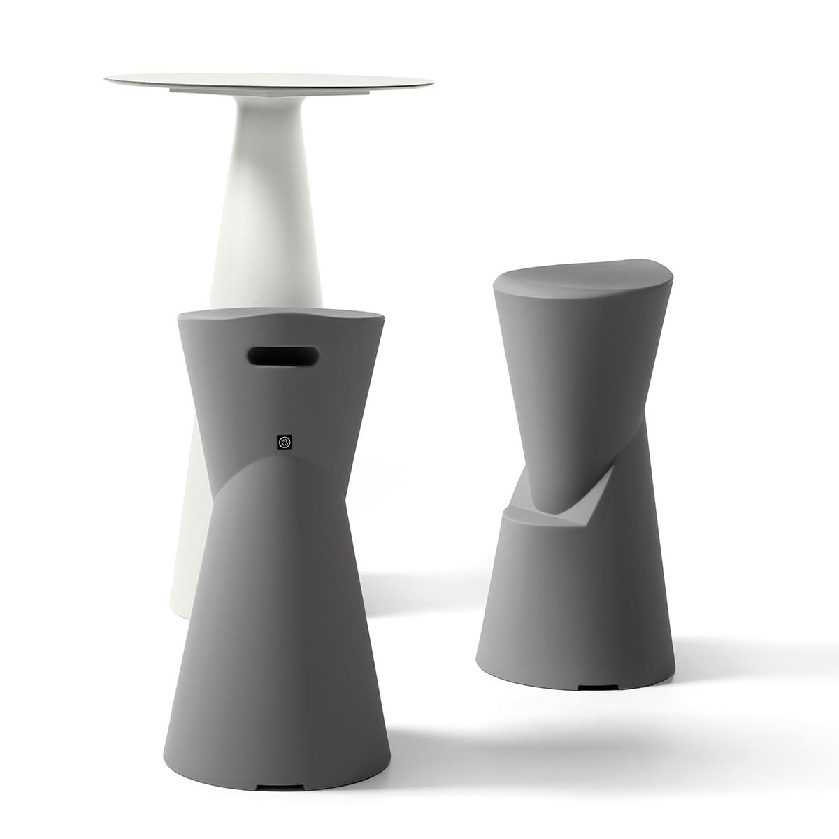 Tabouret design bar intérieur extérieur en polyéthylène Dot | Leroy Merlin
