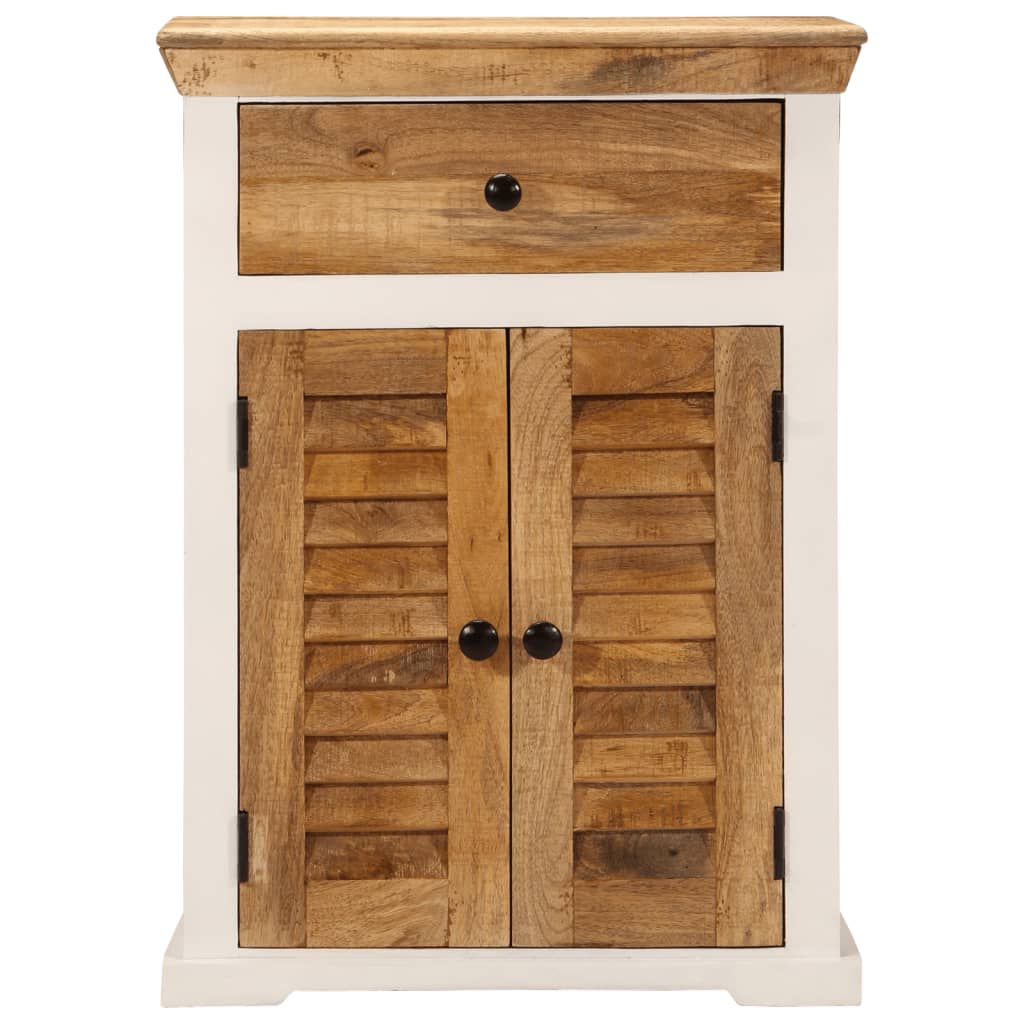 Meuble TV 116x30x35 cm Bois de manguier solide - SALALIS