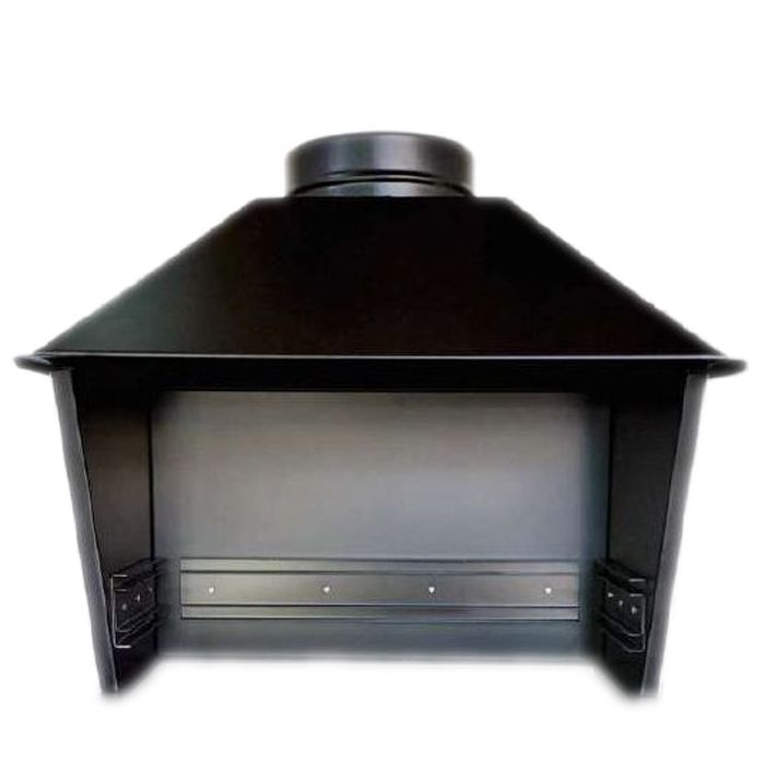 Okap z bocznymi ściankami szer. 82 x gł. 54,5 x wys. 73 cm wylot dymu 25 cm