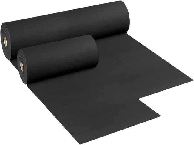 Tapis Coureur 200x300 Cm Noir Antidérapant Moquette Entrée Boutique Escaliers Mariage