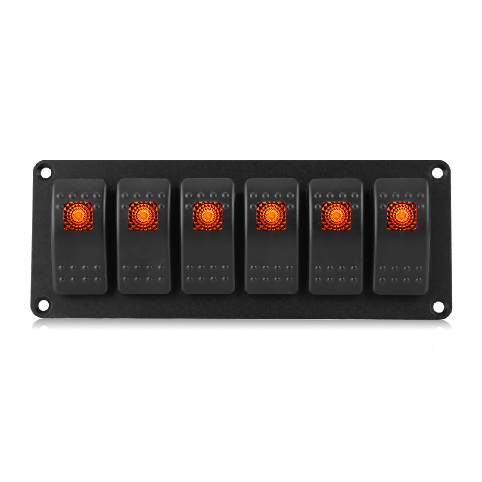 Pannello Interruttori A Bilanciere A LED A 4 Bande Con Voltmetro Digitale Usb Doppio Da 12 V24 V Cc Interruttore Automatico Accessori Interni~p185598494