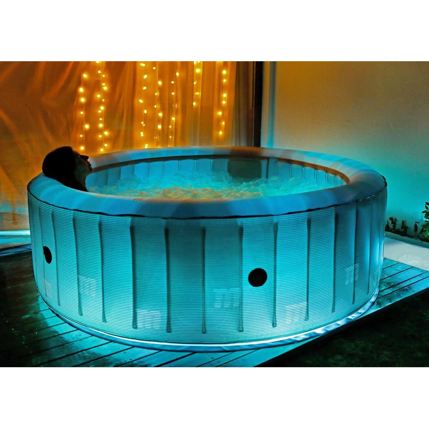 MSpa – Spa insuflável circular Starry 4–6 pessoas - 3