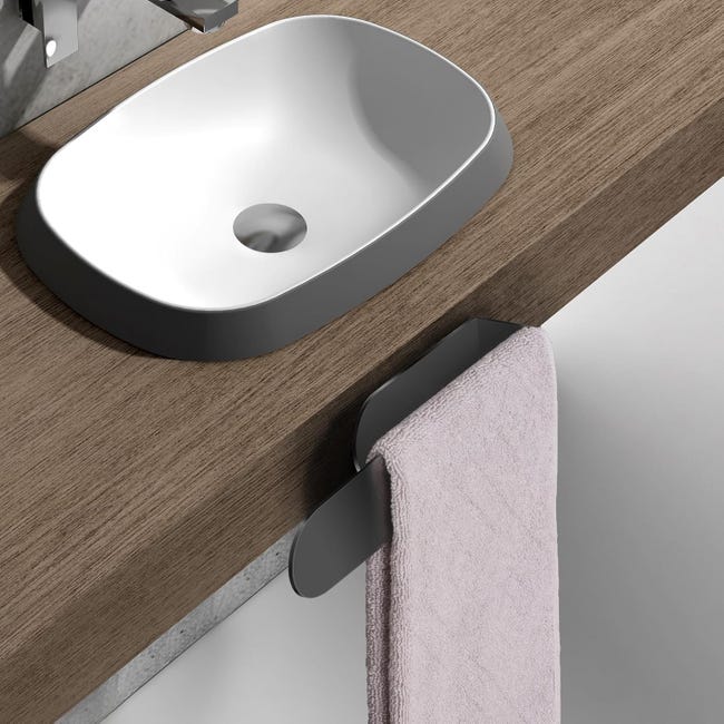 Portasciugamani Da Parete, Doppia Porta Asciugamani da Bagno, Cromo Portasciugamani Da Parete, Doppia Porta Asciugamani da Bagno, Cromo
