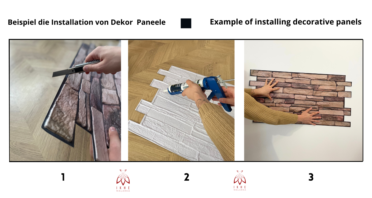 4 m²/10 pièce 3D PVC IMITATION TUILES panneaux muraux revêtement mural DECOR PVC bardage carreaux imitation Natural Stone Slate épaisseur 1mm ! - 5