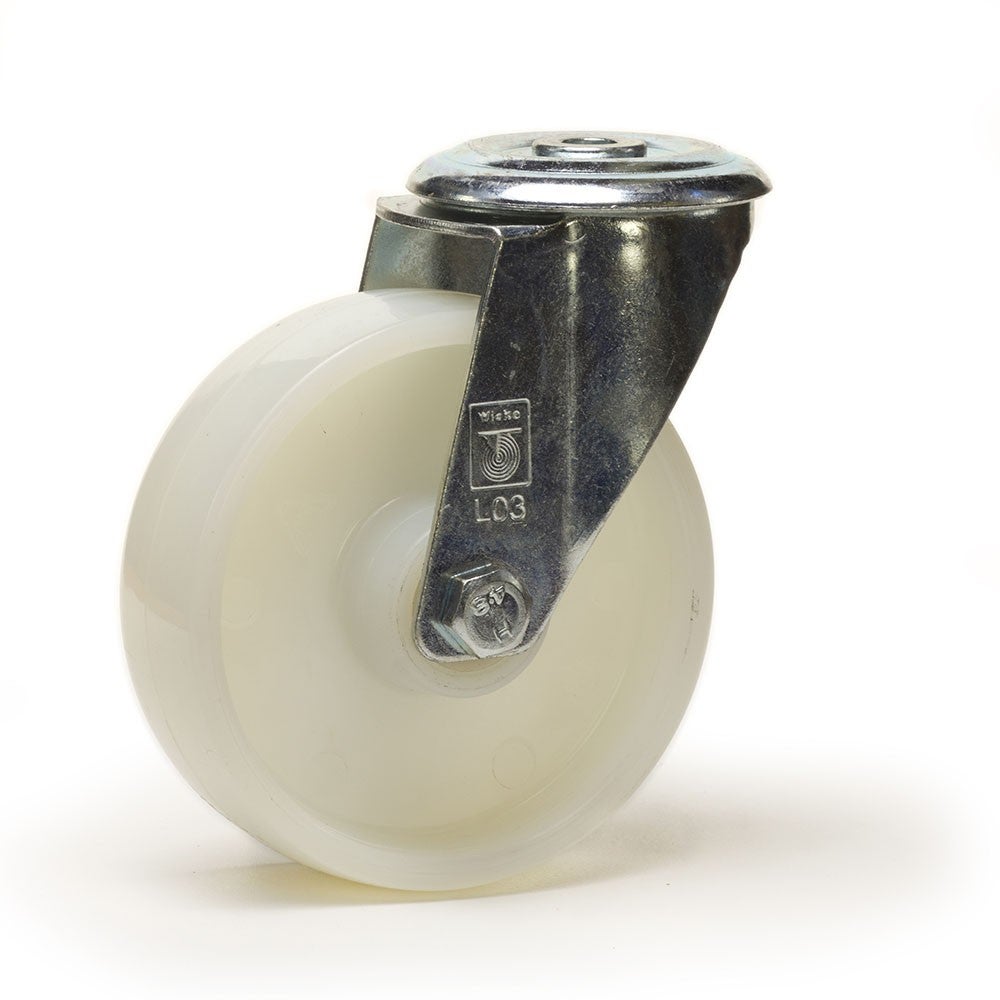 Lot De 4 Roulettes Pivotantes Polypropylène 160 Mm - Charge 660 Kg, Neuf Sous Emballage