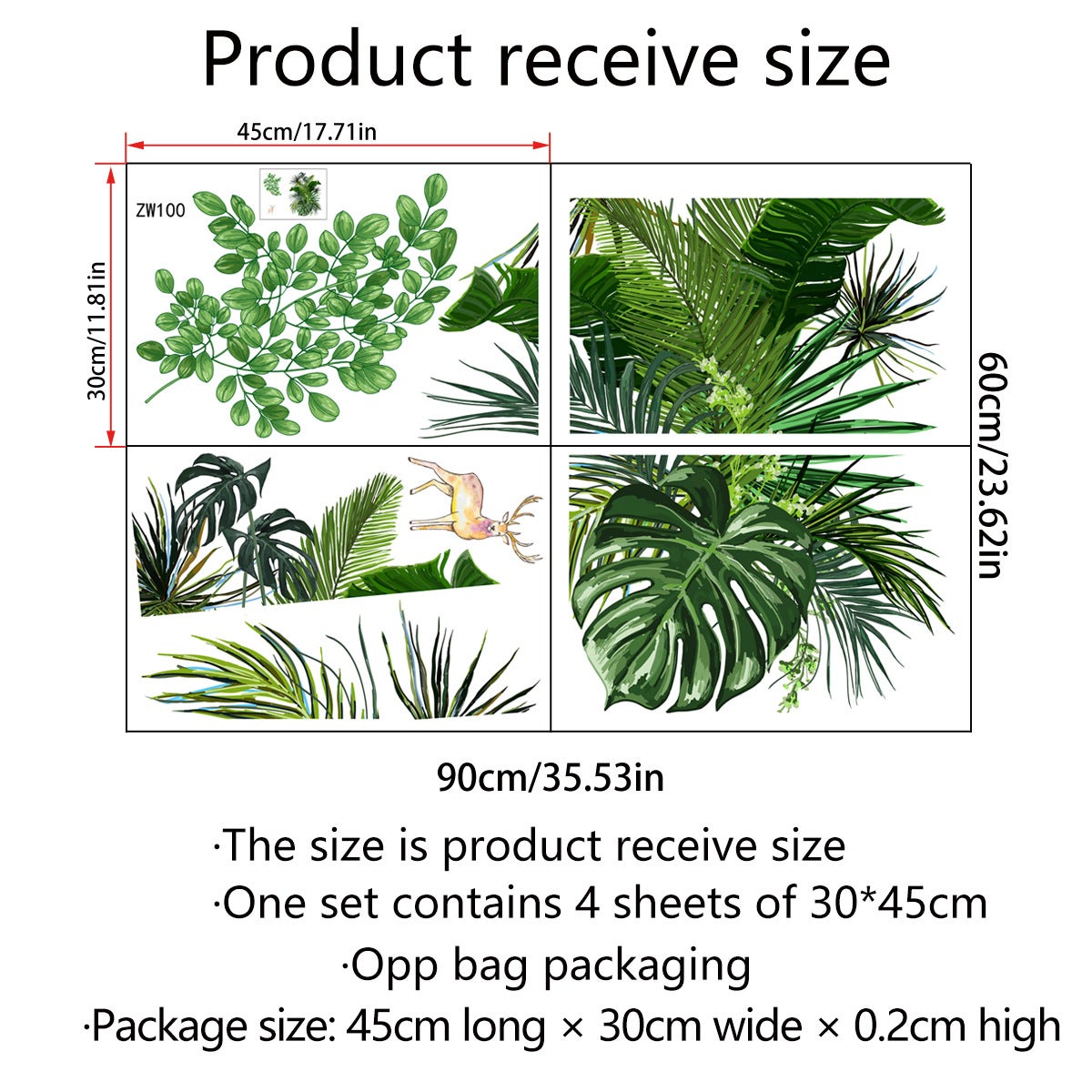 Autocollants muraux de fleurs en pot, décor de mai... – Grandado Autocollants muraux de fleurs en pot, décor de mai... – Grandado