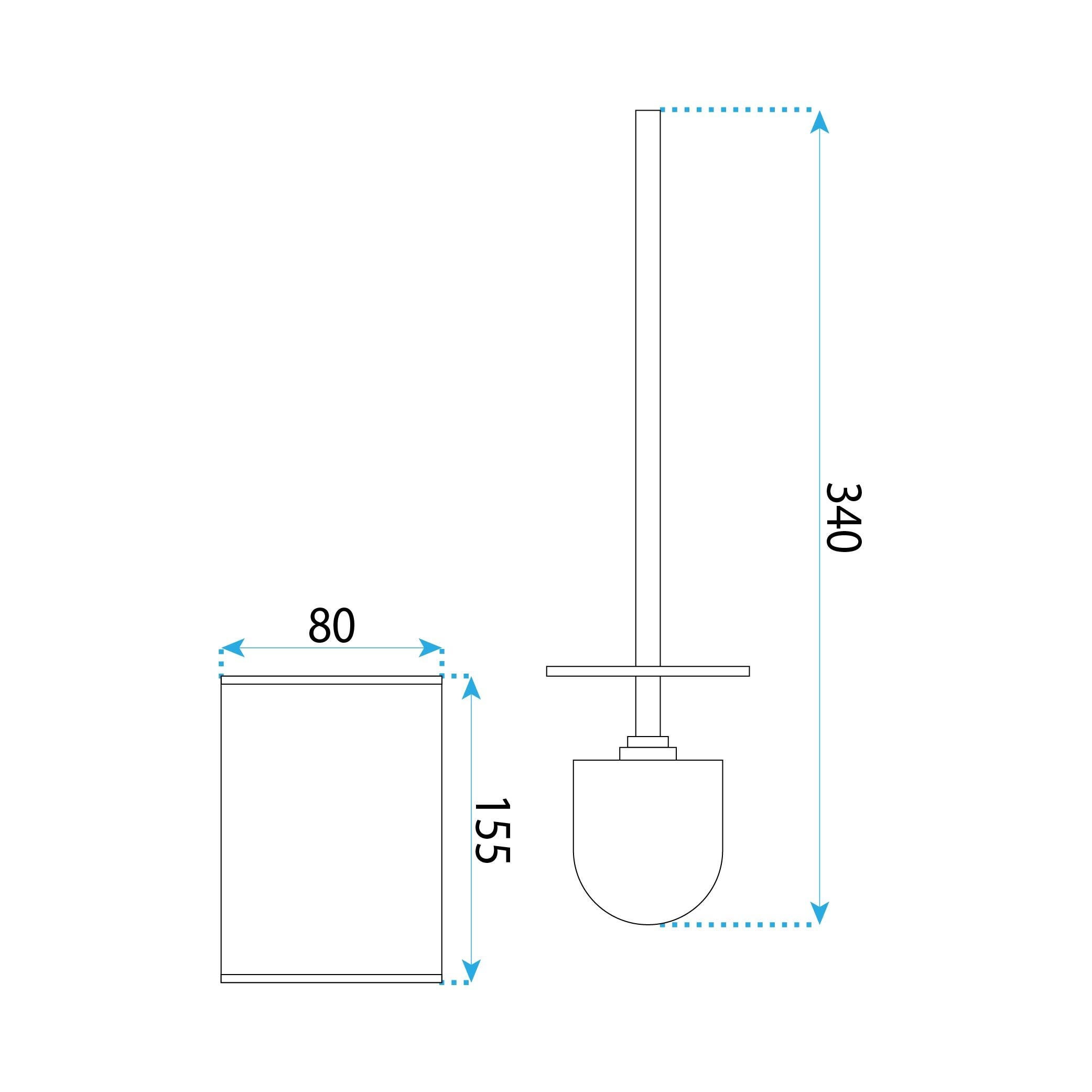 SCOPINO WC REA B110 BRUSH COPPER - 6