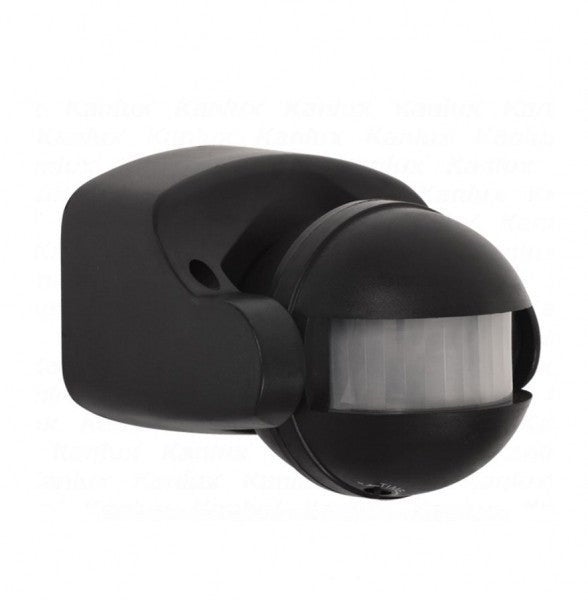 Détecteur de mouvement 180 degrés, réglage vertical, IP44, 1200W, noir — free download