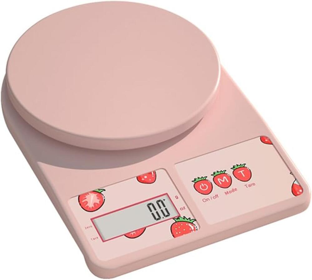Báscula de precisión rosa de 3,0 kg/0,1 g, báscula de cocina, báscula ...