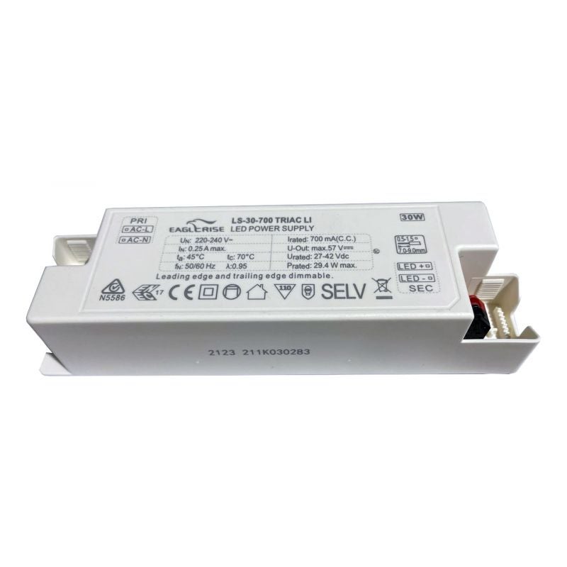 Transformateur LED 700mA 30W TRIAC Bornier EagleRise LS-30-700 TRIAC LI - 2