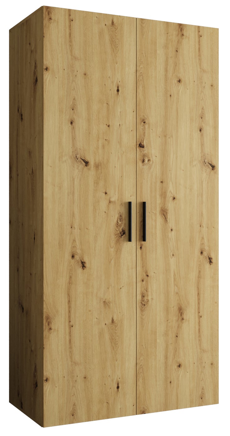 Szafa uchylna otwierana Bari 1 100 x 52 x 202 cm artisan + u. czarny Abiks Meble