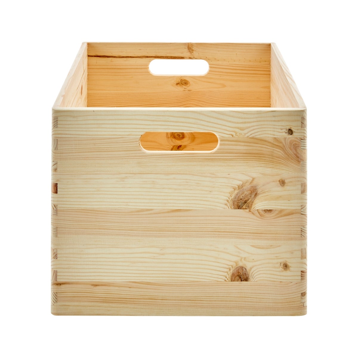 Caisse De Rangement En Bois Avec Poign e 30x40x24cm Leroy Merlin