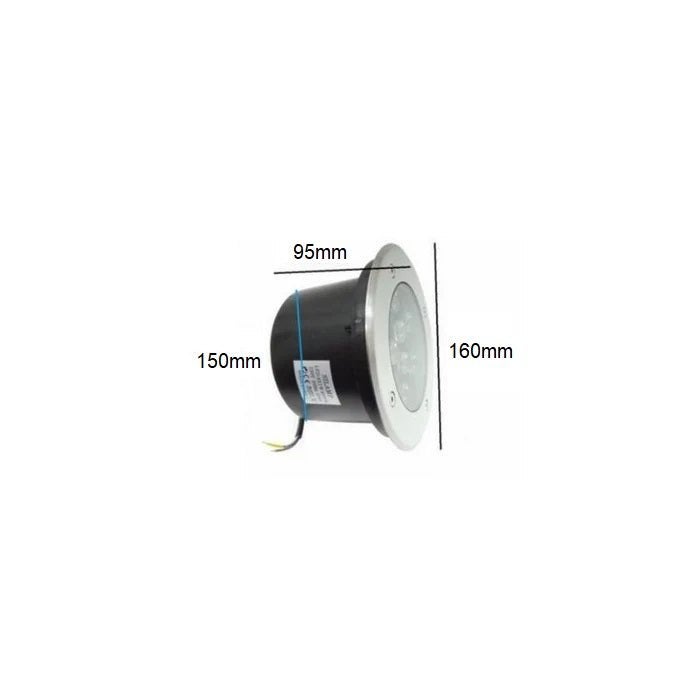 Spot LED Encastrable Extérieur IP65 220V Sol 9W 60° - Blanc Neutre 4000K - 5500K - SILAMP - 4