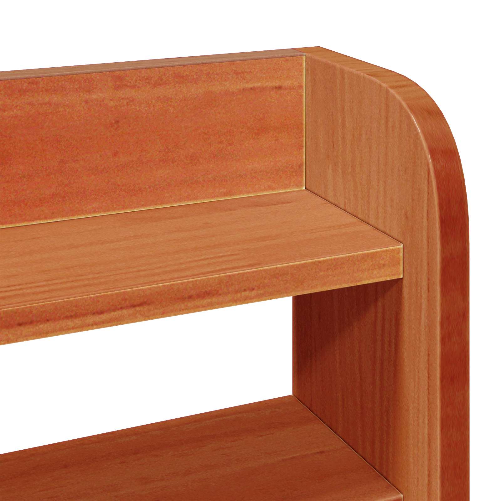 Cadre de lit marron en bois de pin massif, pour la chambre, 180 × 200 cm - 9