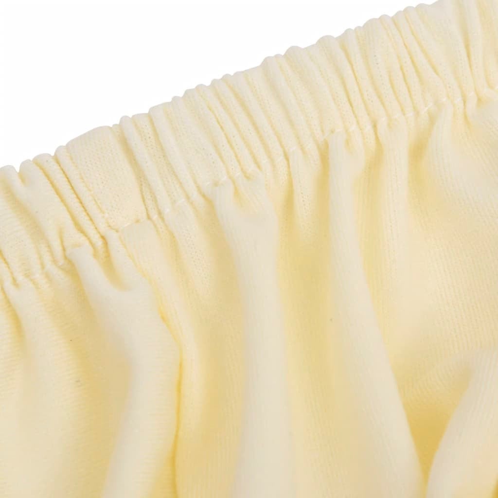 Maison Exclusive - Fodera Elasticizzata Divano 3 Posti in Jersey Poliestere Crema - 5