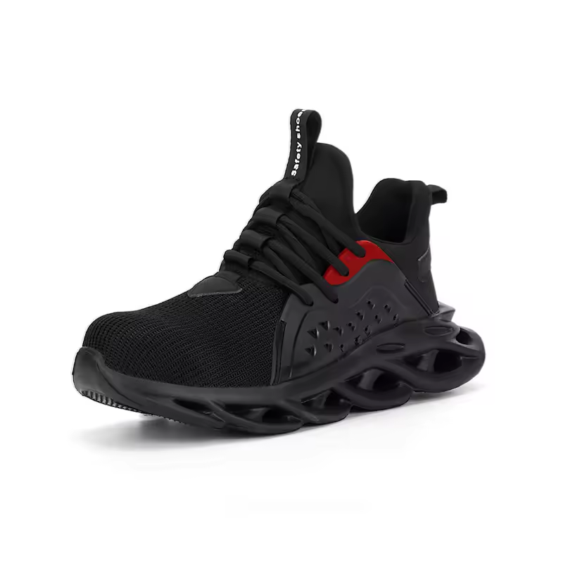 Męskie i damskie buty robocze z metalowym podnoskiem, ochronne buty robocze antyprzebiciowe, wygodne, lekkie, oddychające sneakersy, rozmiar 43