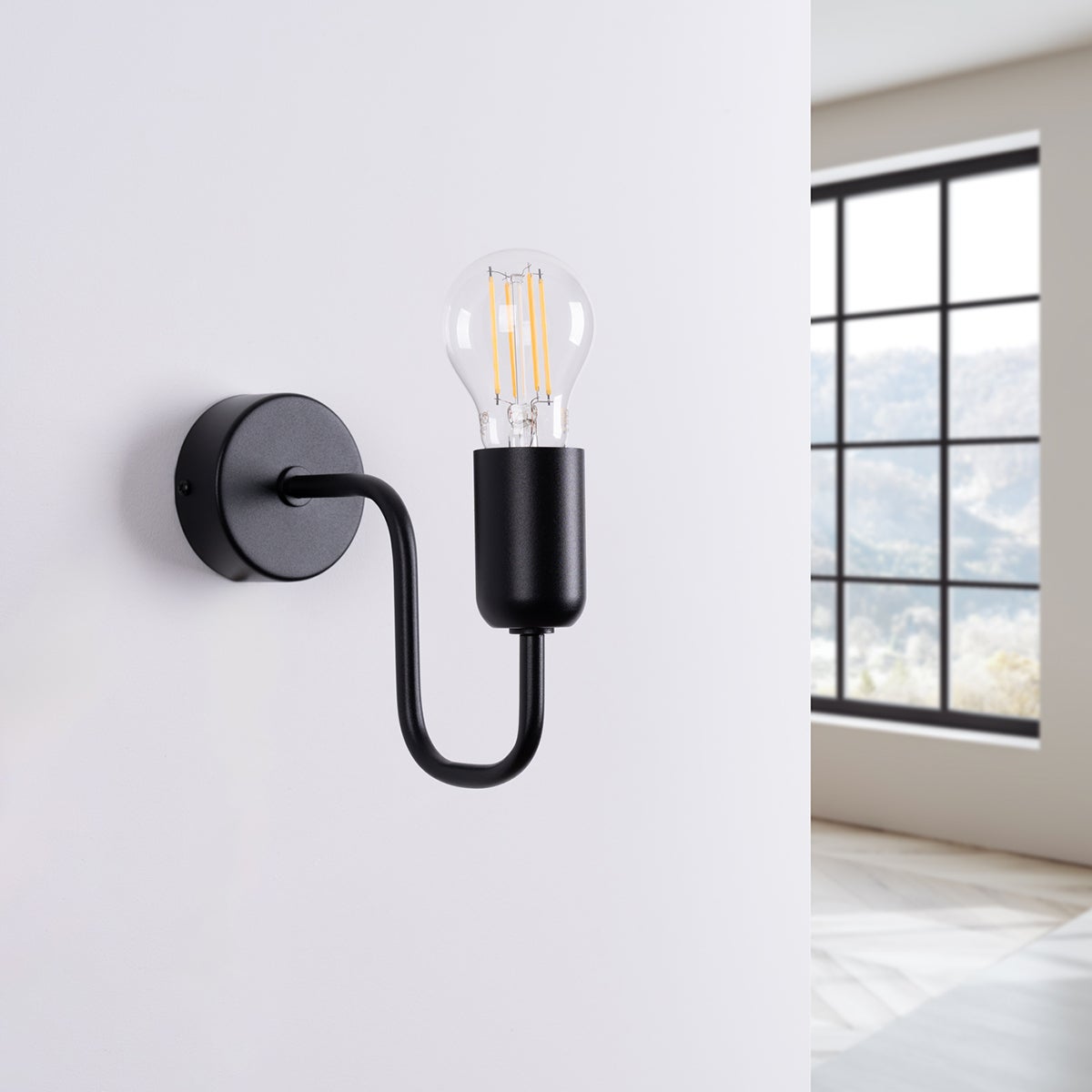 Kinkiet INFINIX czarny LED 4000K - 8.5x15.5x20cm Sollux