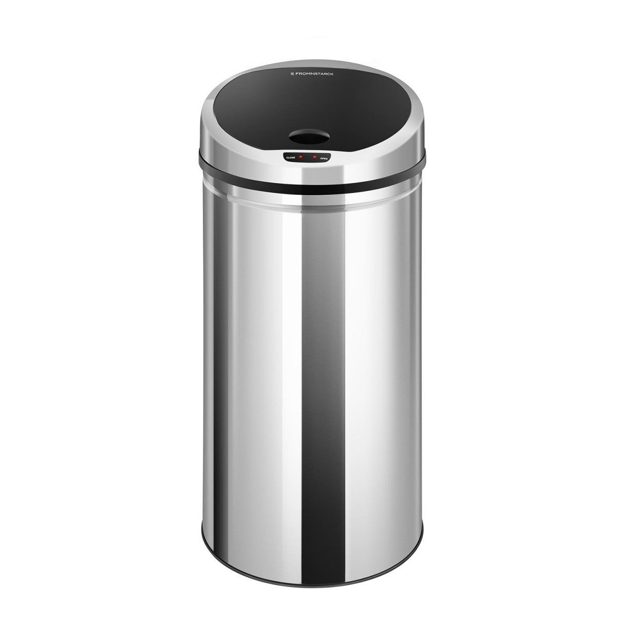 Cubo de basura automático de cocina de 50 litros redondo de acero