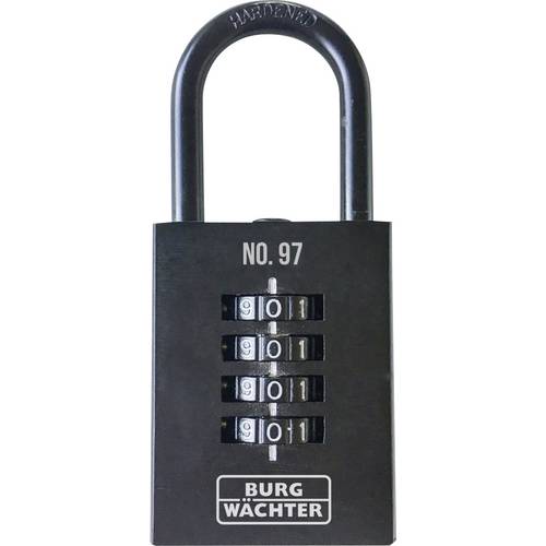 BURG-WÄCHTER Cadenas TSA à Code – Anse Flexible 131 Mm – Idéal Bagages Avion USA – Sécurité & Pratique – Noir