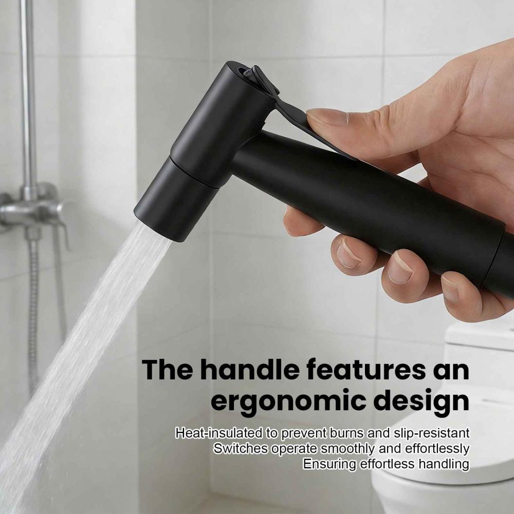 Ensemble Pulvérisateur WC en Acier Inox 304 – Douchette Hygiène Intime, Jet Pressurisé pour Salle de Bain - 5
