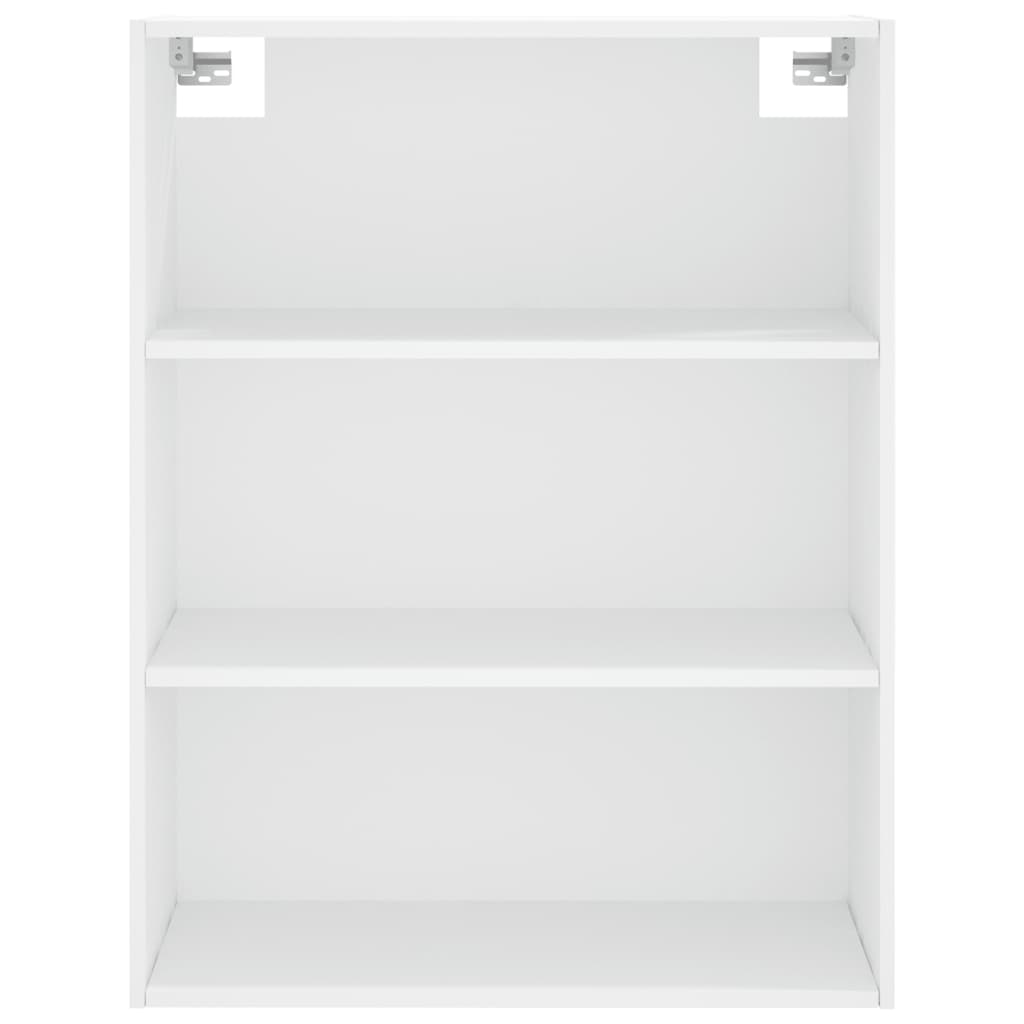 Buffet haut Blanc 69,5x34x180 Bois d'ingénierie - 6