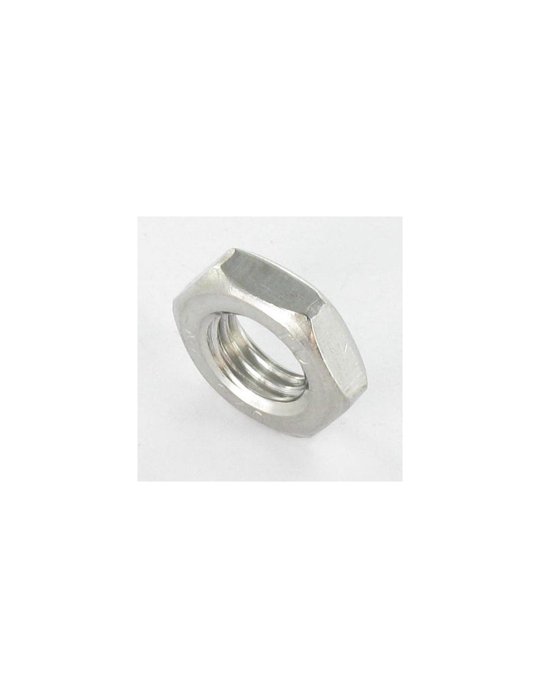 Ecrou Inox Type C Ecrou hexagonal bas hm/contre Ecrou Inox A4 M8 Pas fin P75-30 pièces ...