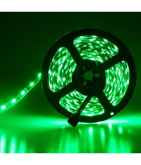 BOBINA STRISCIA STRIP LED 5050 FLESSIBILE 5M 300 LED ADESIVA LUCE