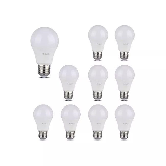 LAMPADINE LED V-TAC VT-2099 E27 BULBO 9 WATT A60 LAMPADINA LAMPADA LAMPADINE LED V-TAC VT-2099 E27 BULBO 9 WATT A60 LAMPADINA LAMPADA