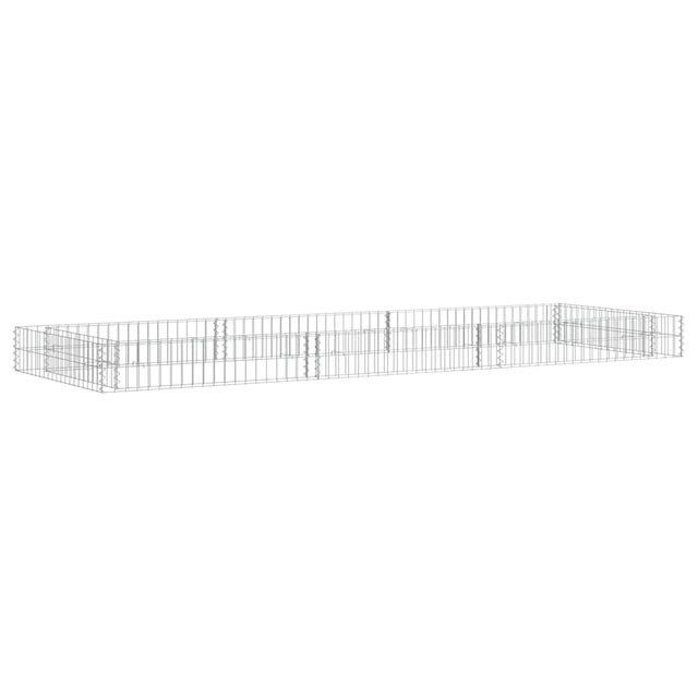 Arriate de gaviones de acero galvanizado 300x100x20 cm vidaXL