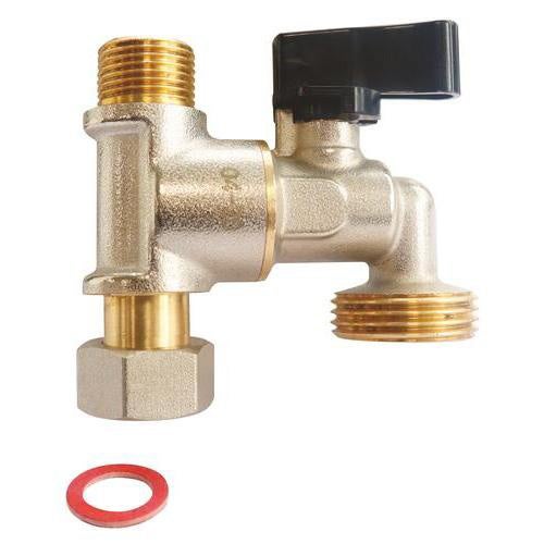 Robinet de piquage pour machine à laver - Mâle Femelle 3/8