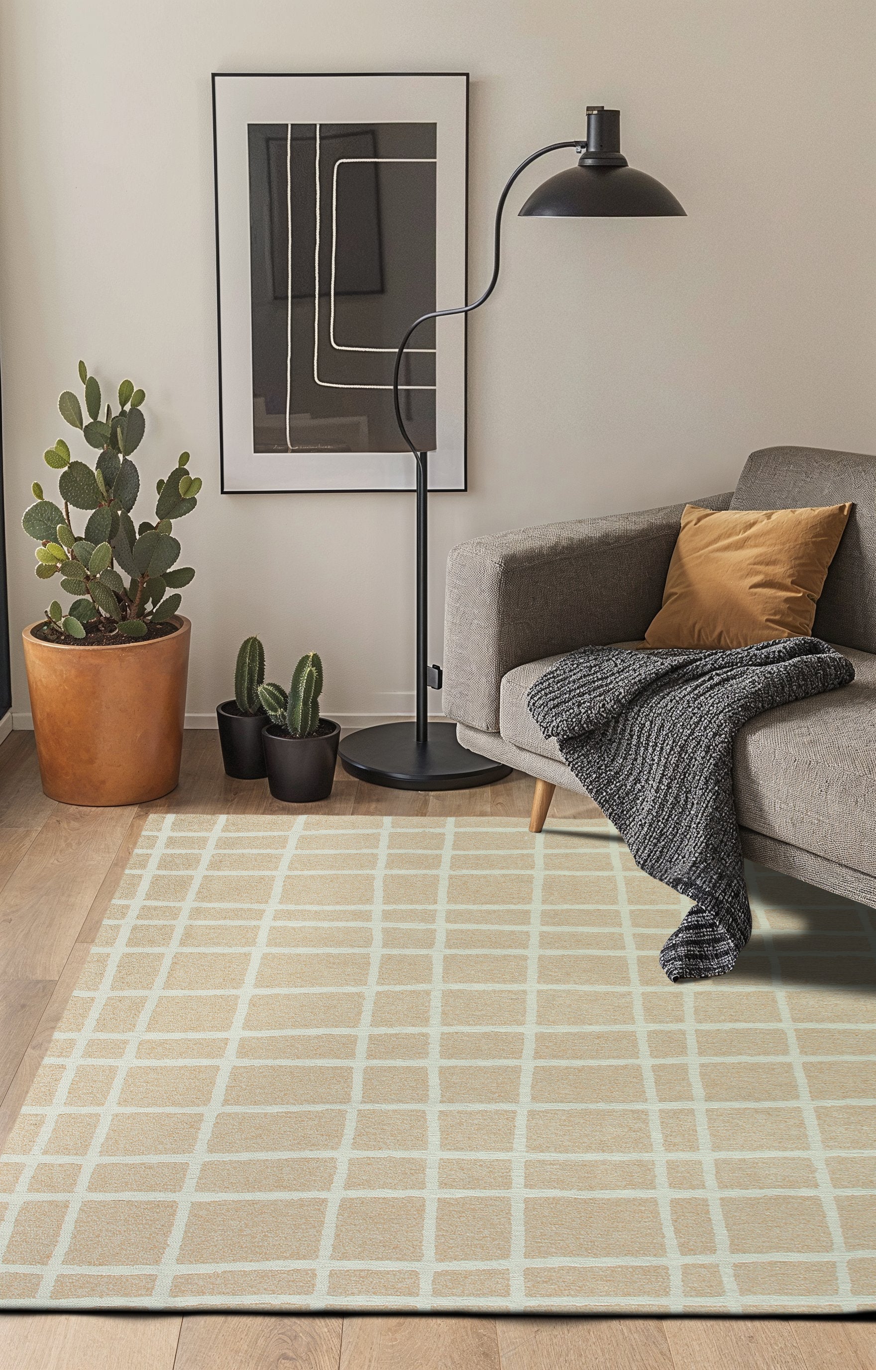 Tapis de salon moderne tissé plat VERO 80x150 cm - 2