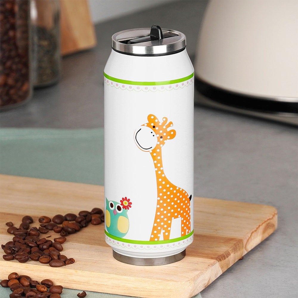 Kubek termiczny puszka ŻYRAFA 400 ml - 2