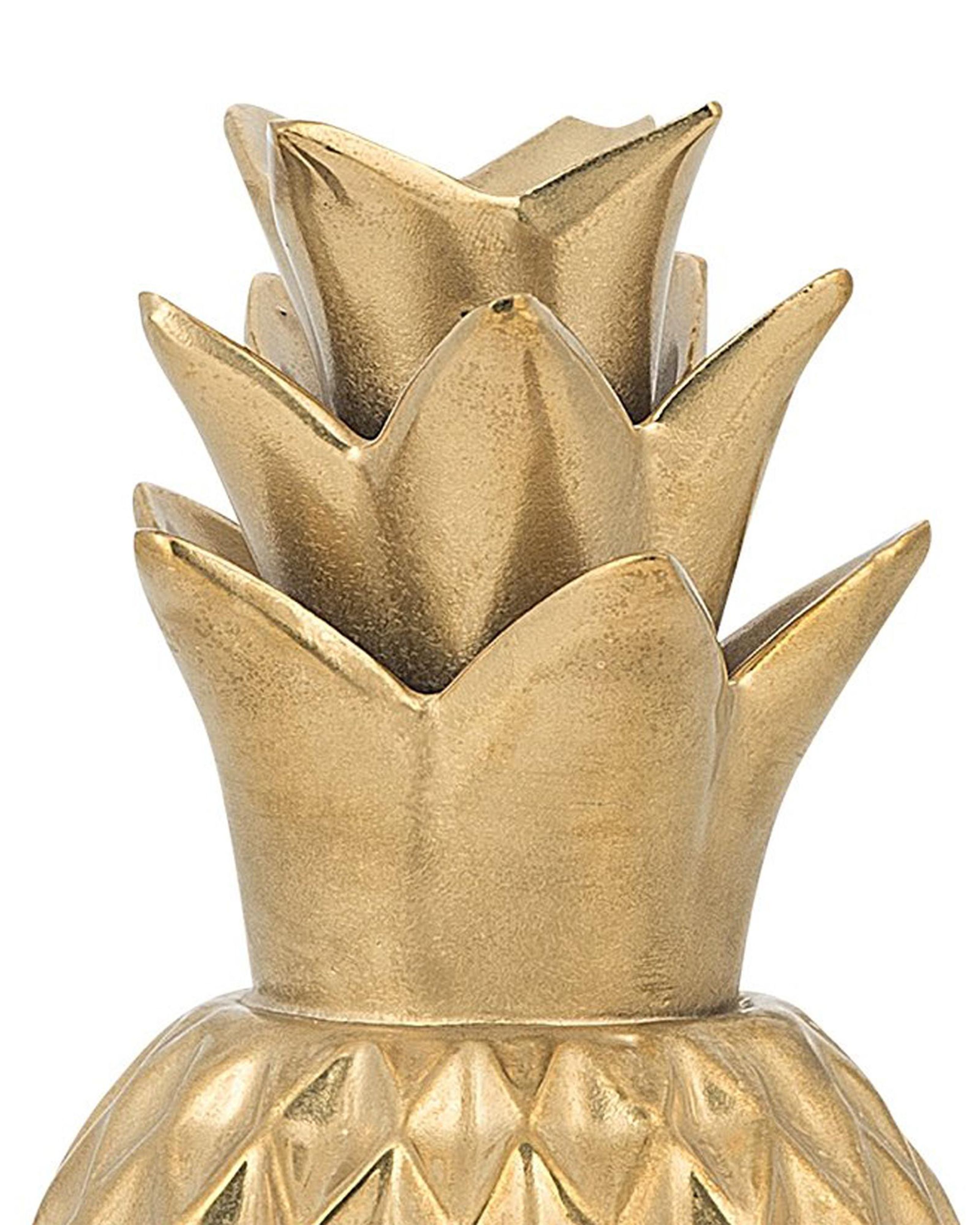 Accessorio decorativo ananas TYANA Ceramica Oro - 5