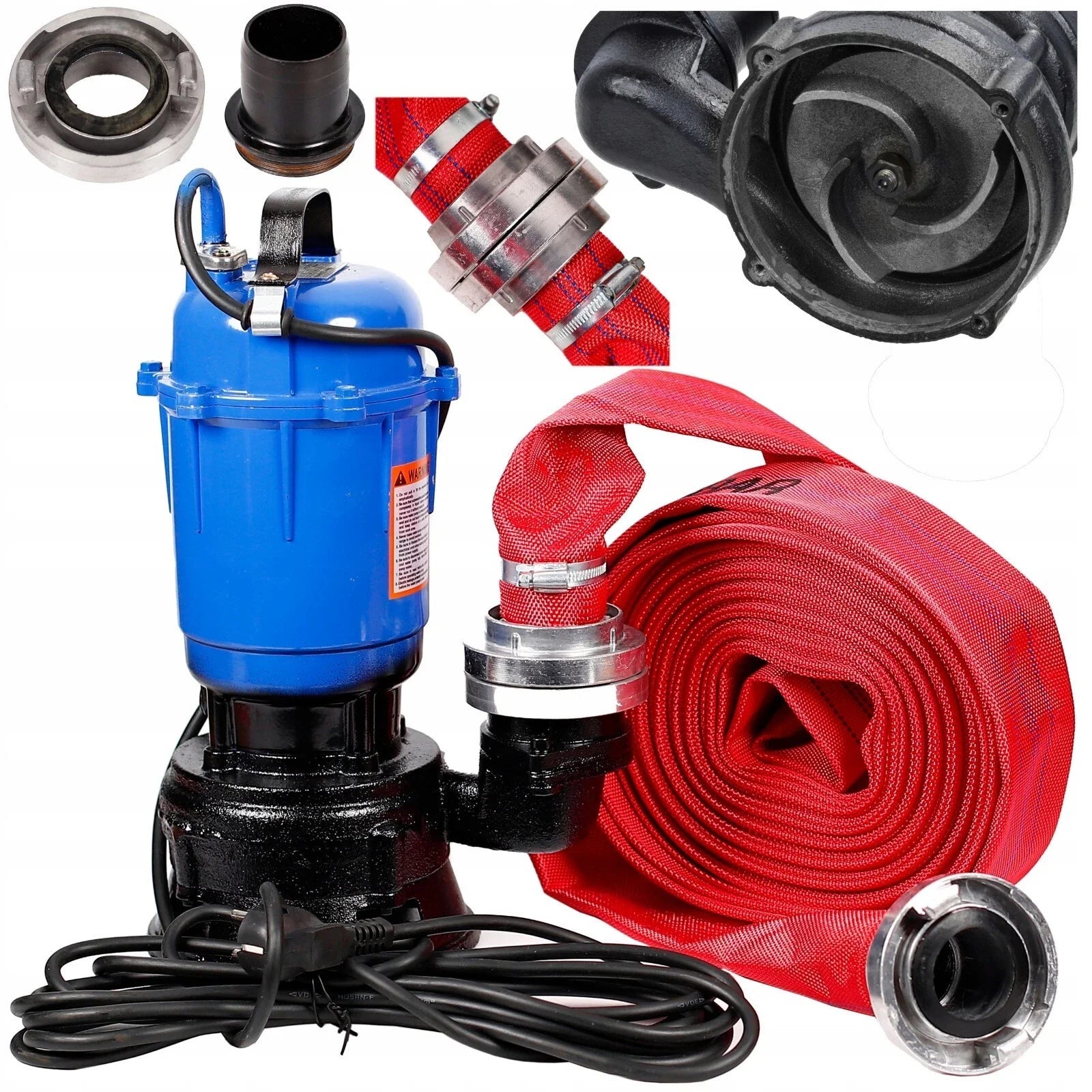 Pompe De Fosse Septique Avec Broyeur BSD 550W - Idéale Pour Eau Propre Et Sale