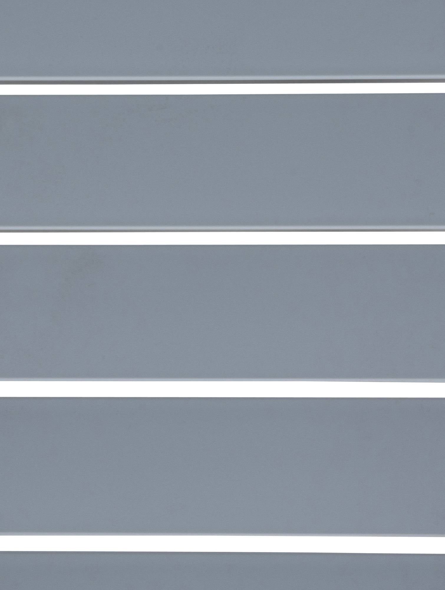 Table d'appoint d'extérieur carré en Plastique Gris 4 places - 5
