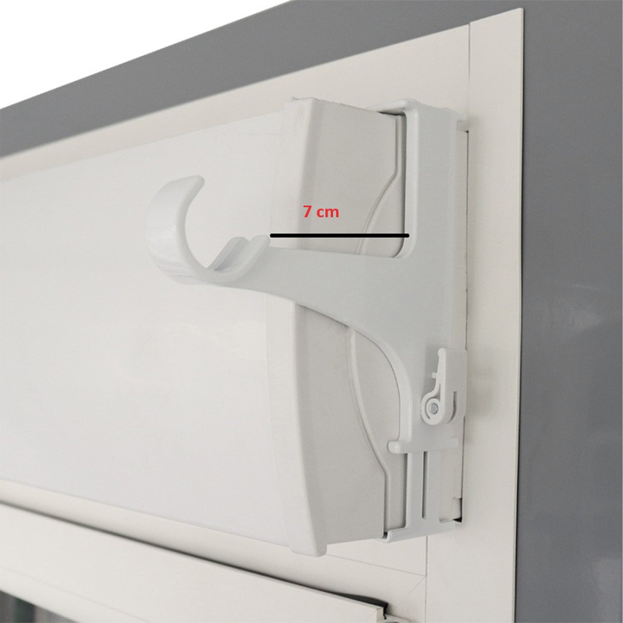 4 Supports Sans Perçage, pour Tringle à Rideaux, ø20-28mm, pour Coffre de Volet Roulant - 6